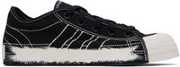 Y-3 Black & Off-White Nizza Lo Sneakers