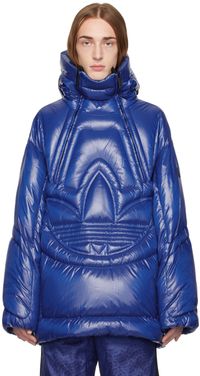 Moncler Genius Blouson Chambery bleu rembourré en duvet - Moncler x adidas Originals