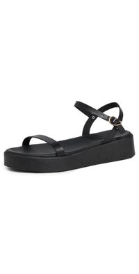 Ancient Greek Sandals Irida Platform Sandals Black 41