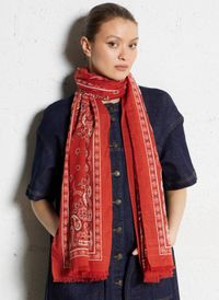 Hartford - Foulard en coton - Taille Unique - Rouge