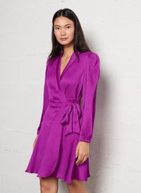 Suncoo - Robe courte cintrée - Taille 3 - Violet