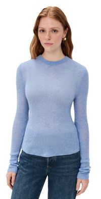 Citizens of Humanity Alessia Crew Neck Sweater Heather Robin S