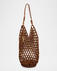 Le 5 A 7 YSL Hobo Bag in Beaded Wood