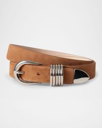 Hollyhock Suede Belt