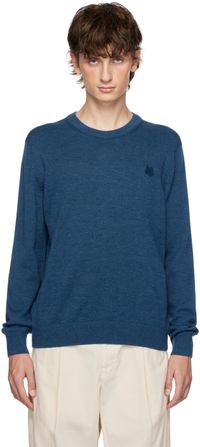 Maison Kitsuné Blue Bold Fox Head Sweater