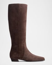 35mm Joni Suede Knee-High Boots
