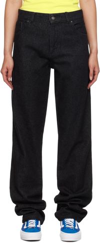 Sky High Farm Workwear Black Straight Leg Jeans