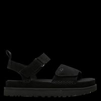 Ugg - Sandales compensées en cuir - Taille 42 - Noir