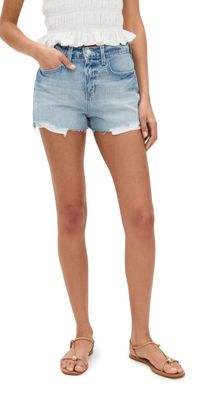 L'AGENCE Clark High Rise Shorts Fontana Destruct 27