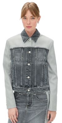 Stella McCartney Tailoring Mixed Jacket Grey Wash XS