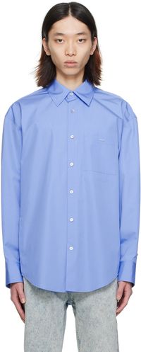 WOOYOUNGMI Chemise bleue à poche