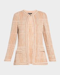 Heritage-Fit Whipstitch Melange Knit Jacket