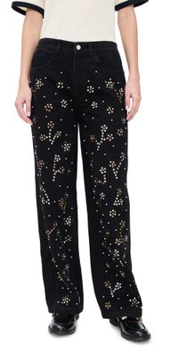 Sea Etta Denim Studded Jeans Black 2