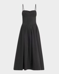 Kittiya Sleeveless A-Line Midi Dress