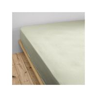 L'effet Papillon - Drap housse gaïa toutes dimensions gaze de coton - Taille 200x200 cm - Vert