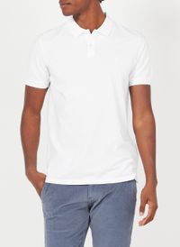 Marc O'polo - Polo brodé en coton piqué - Taille 2XL - Blanc