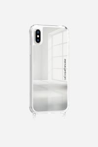 La Coque Francaise - Coque de téléphone miroir avec anneaux pour iphone x/xs - Taille iPhone X/XS - Argent