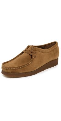 Clarks Wallabee Shoes Cola Suede 8.5