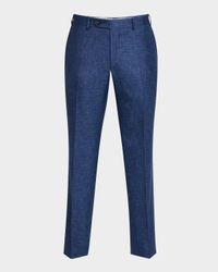 Men's Melange Wool Dress Pants