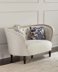 Erin Tufted-Back Settee
