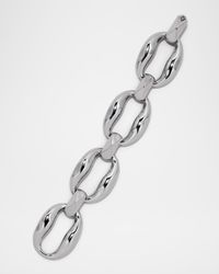 Molten Silver Link Bracelet