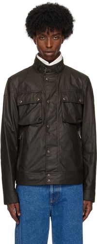 Belstaff Blouson hydrofuge Racemaster brun