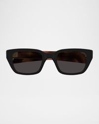 Recycled Acetate Rectangular Sunglasses