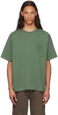 Carhartt Work In Progress Green Stamp T-Shirt