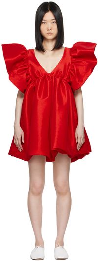 Kika Vargas SSENSE Exclusive Red Adri Minidress