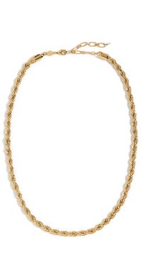 Anni Lu Golden Rope Necklace Gold One Size