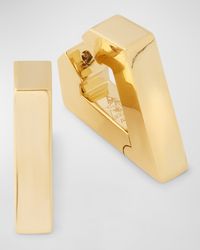 18K Yellow Gold Brute Medium Earrings