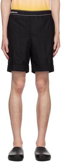 Casablanca Black Sports Tailoring Shorts