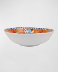 Melamine Campagna Uccello Large Serving Bowl