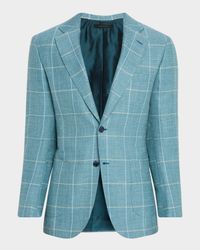 Men's Windowpane Sport Coat