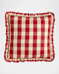 French Country Buffalo Check Euro Sham