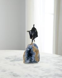 Cloaked Figure Sculpture on Kyanite I