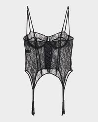 Precieuse Lace Garter Bustier