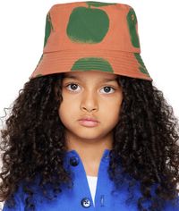 Jellymallow Kids Brown Apple Bucket Hat