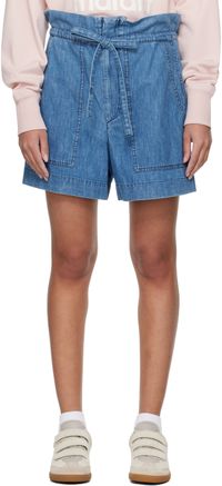 Isabel Marant Etoile Blue Ipolyte Shorts