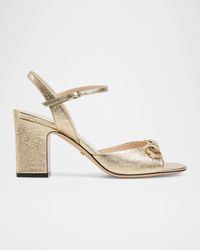 Metallic Galassia Lady Horsebit Sandals