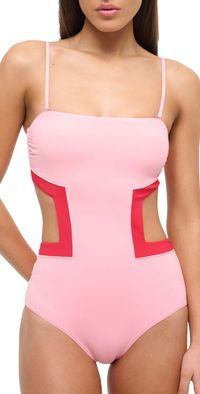 STAUD Haiku One Piece Sweetheart/Cherry M