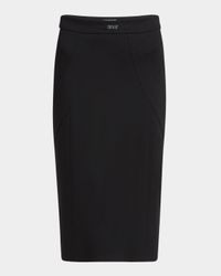 Logo Hardware Midi Skirt