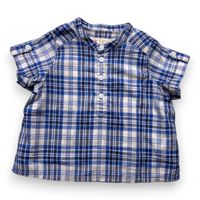 Bonpoint - Seconde Main - Chemise bébé bleu - 6 mois - Taille 6M - Bleu