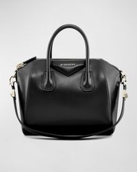 Antigona Small Top Handle Bag in Box Leather
