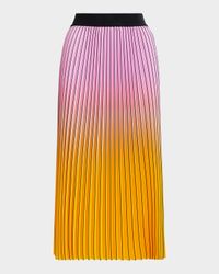 Haries Pleated Midi Skirt
