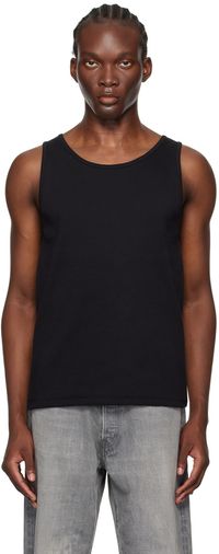 John Elliott Black Campus Tank Top