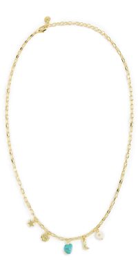 Gorjana Western Mini Charm Necklace Gold One Size
