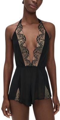 Bluebella Marisa Teddy Bodysuit Black/Sheer M