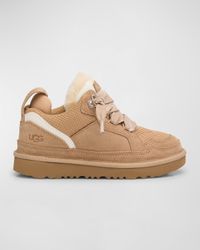 Kid's Lowmel Suede Lace-Up Sneakers