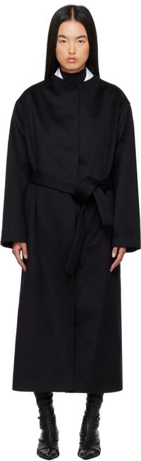 Maria McManus Manteau cache-cœur noir
